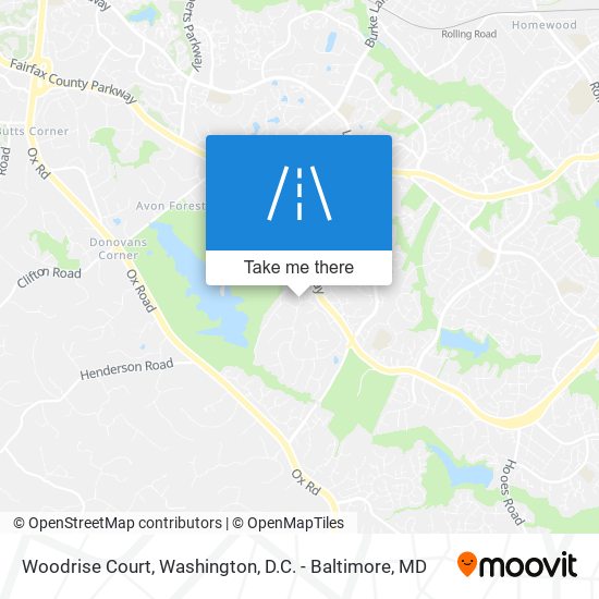 Woodrise Court map