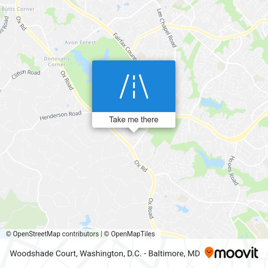Mapa de Woodshade Court