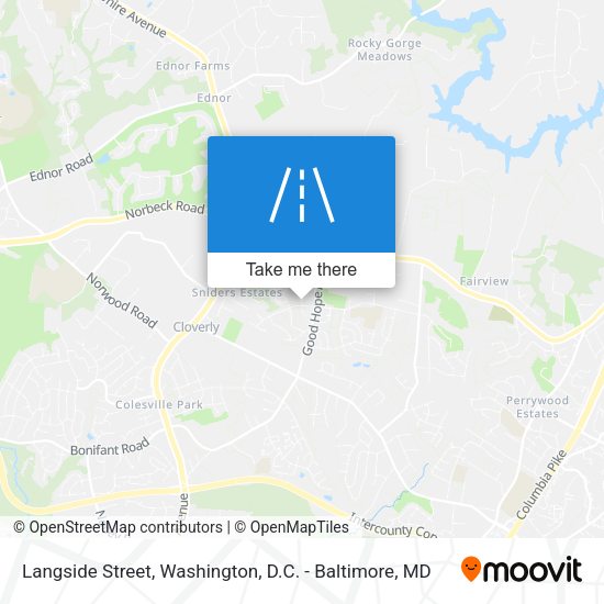 Langside Street map