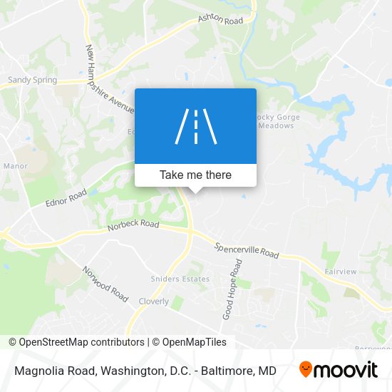 Mapa de Magnolia Road