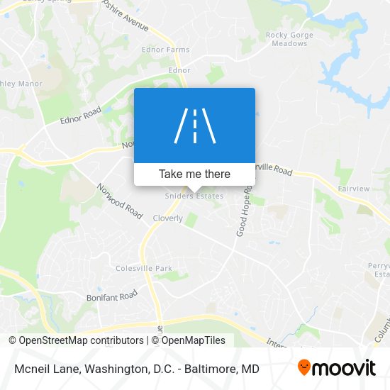 Mcneil Lane map