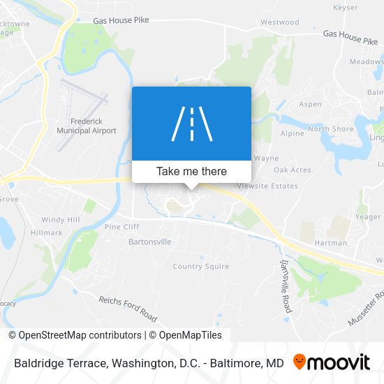 Mapa de Baldridge Terrace
