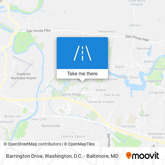 Barrington Drive map