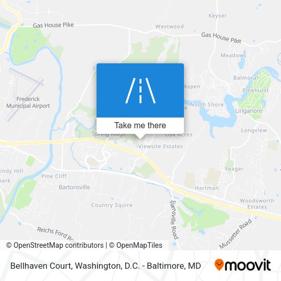 Mapa de Bellhaven Court