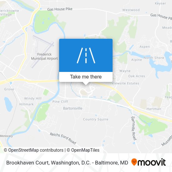 Mapa de Brookhaven Court