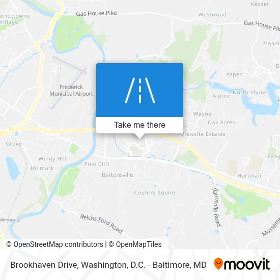 Brookhaven Drive map
