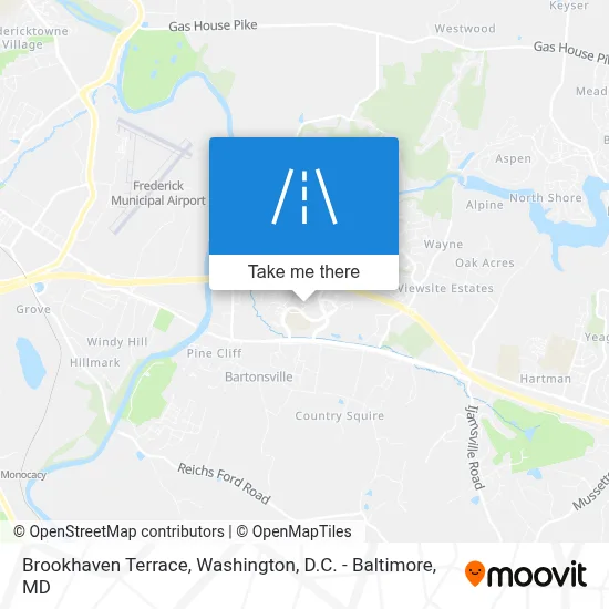 Brookhaven Terrace map