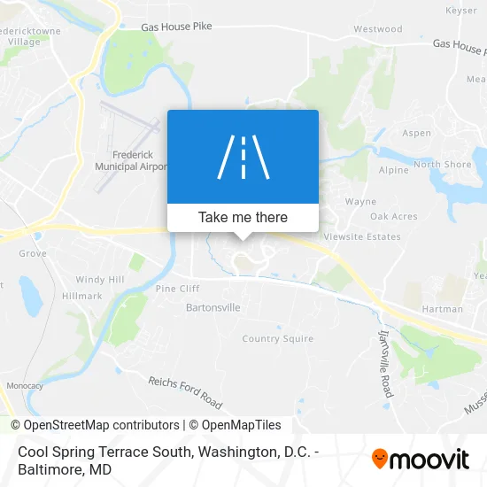 Cool Spring Terrace South map