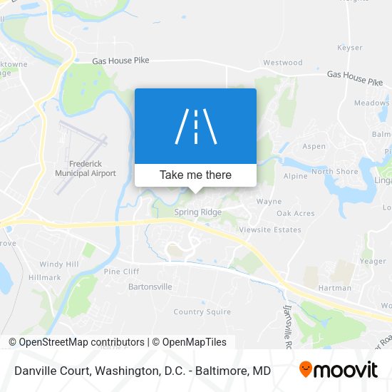Danville Court map