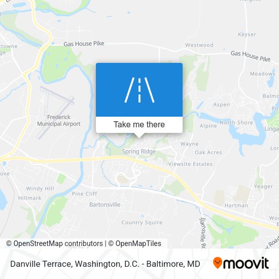 Danville Terrace map
