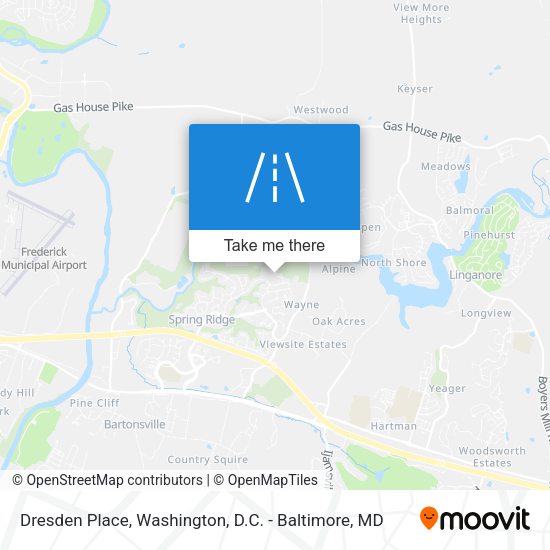 Dresden Place map