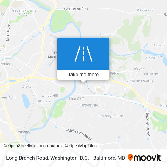 Long Branch Road map