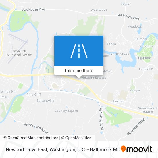 Newport Drive East map