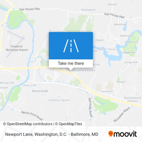Newport Lane map
