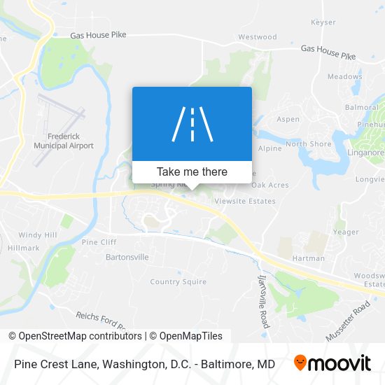 Mapa de Pine Crest Lane
