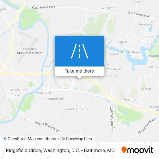 Ridgefield Circle map