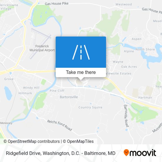 Mapa de Ridgefield Drive