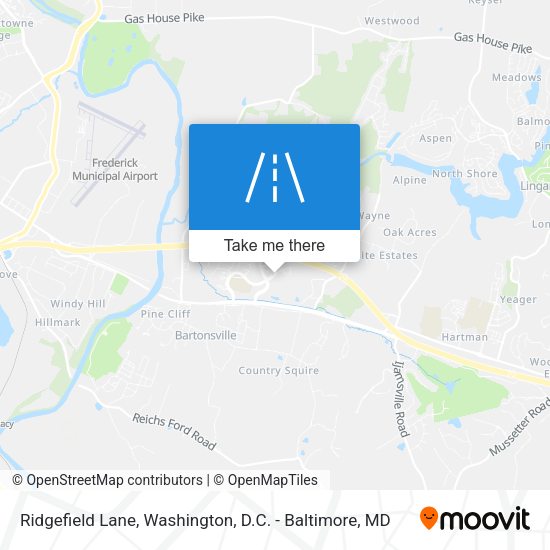 Mapa de Ridgefield Lane