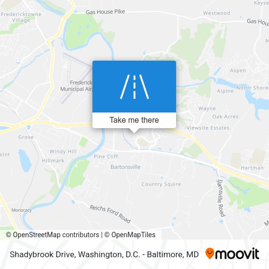 Shadybrook Drive map
