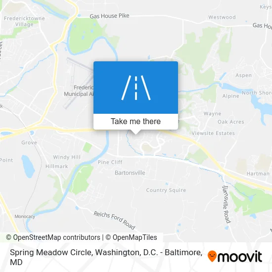 Spring Meadow Circle map