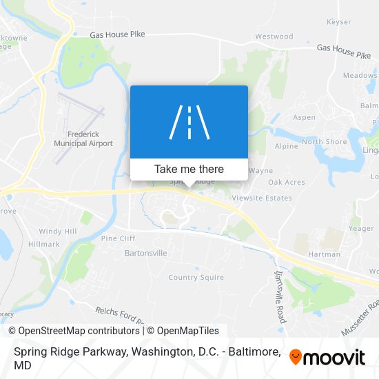 Spring Ridge Parkway map