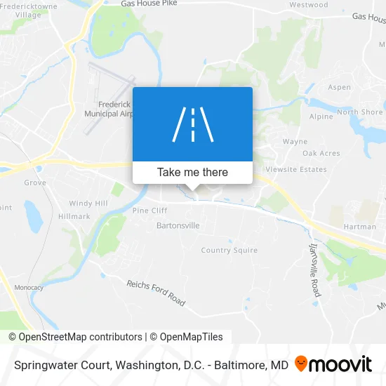 Springwater Court map