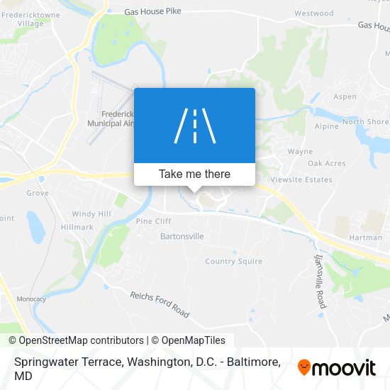 Springwater Terrace map