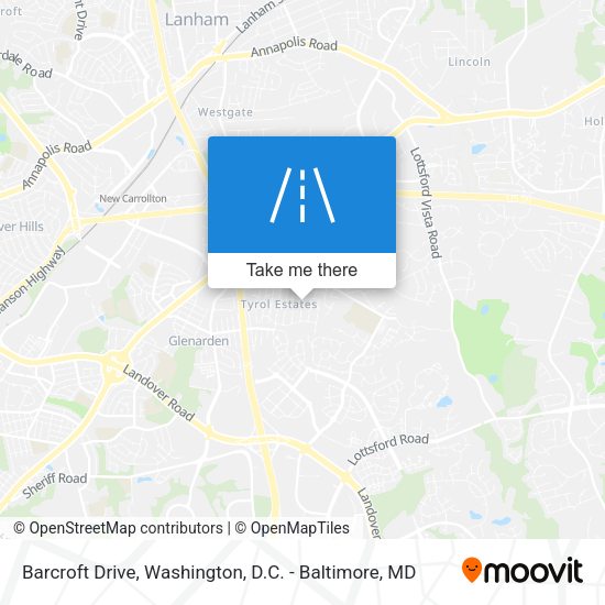 Barcroft Drive map