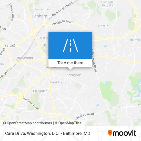 Cara Drive map