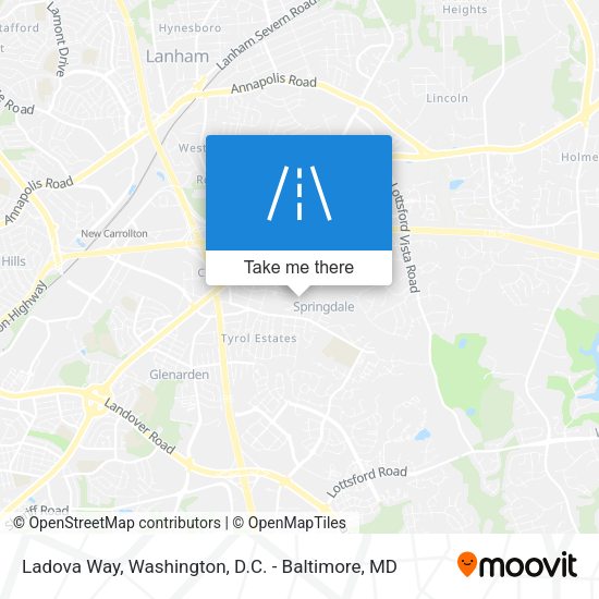 Mapa de Ladova Way