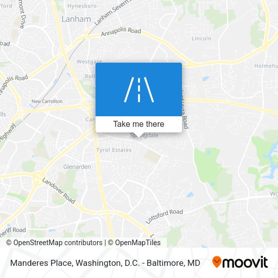 Mapa de Manderes Place