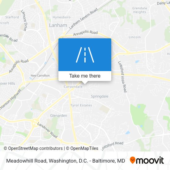 Mapa de Meadowhill Road