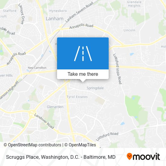 Scruggs Place map
