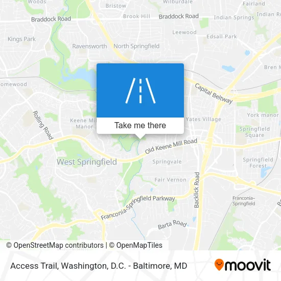 Access Trail map
