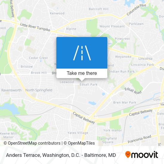 Anders Terrace map