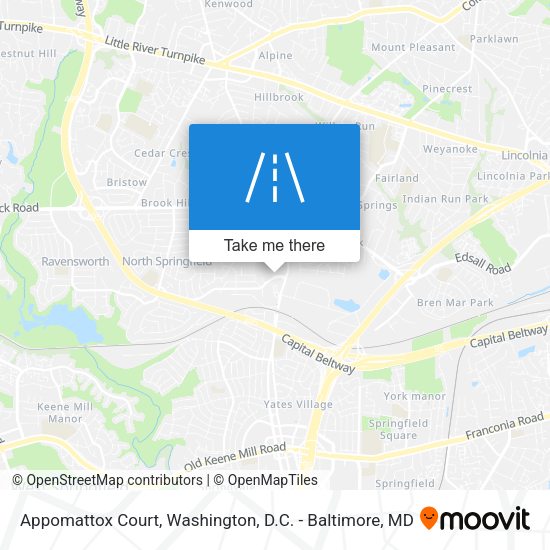 Appomattox Court map