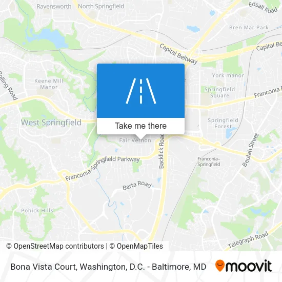 Bona Vista Court map