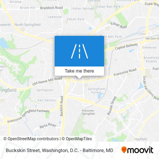 Mapa de Buckskin Street