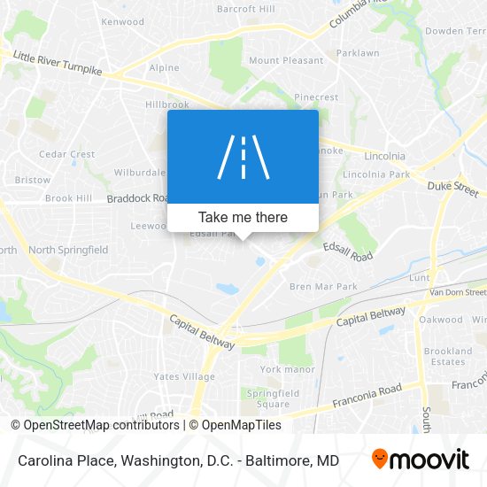 Mapa de Carolina Place