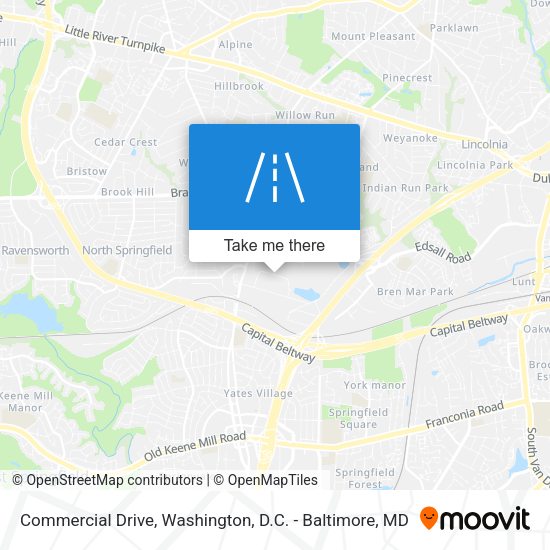 Mapa de Commercial Drive