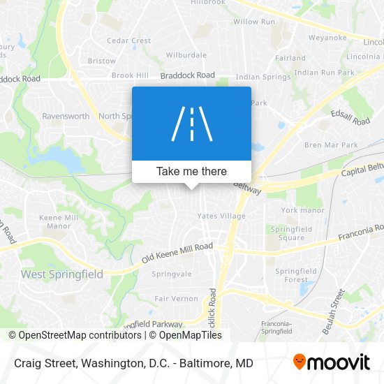 Craig Street map