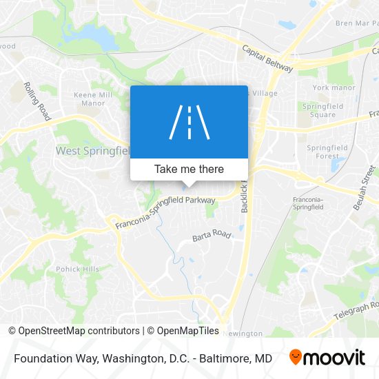 Foundation Way map
