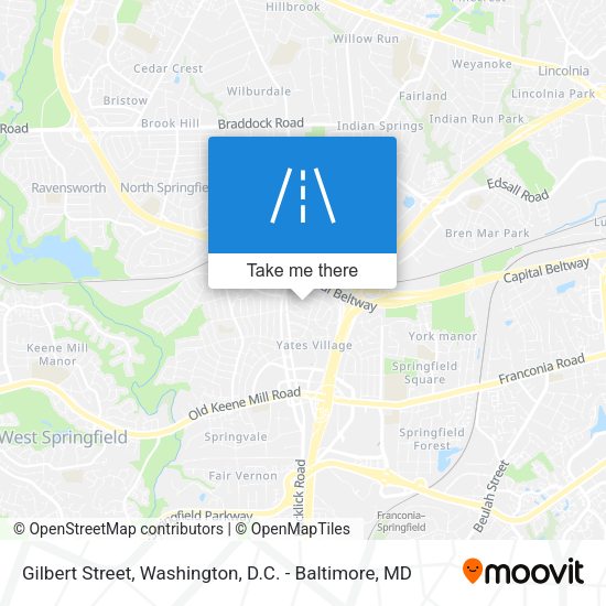 Mapa de Gilbert Street