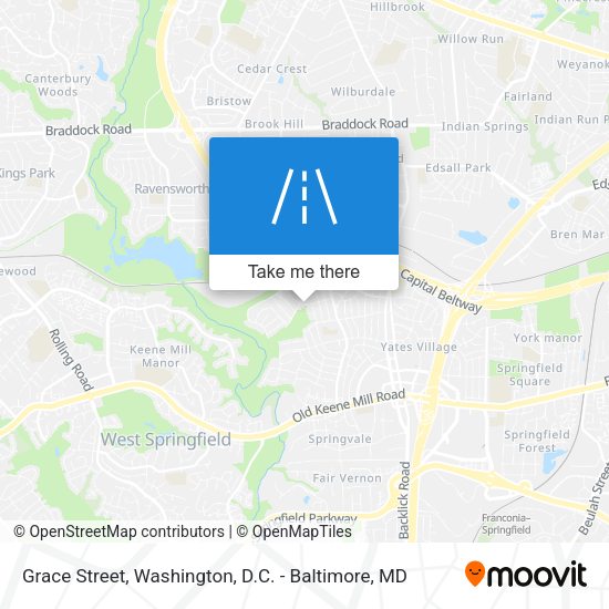 Grace Street map