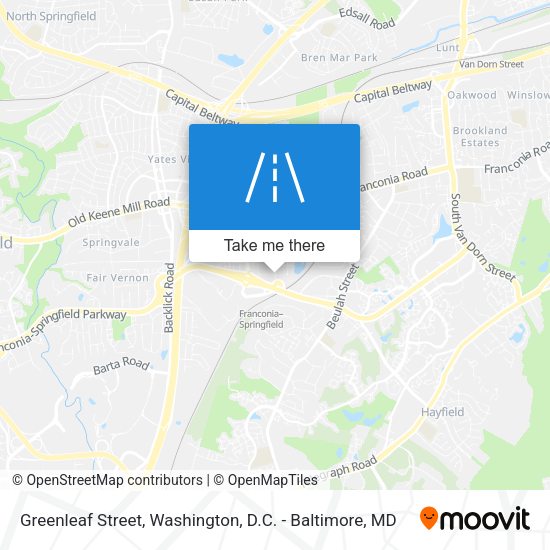 Greenleaf Street map