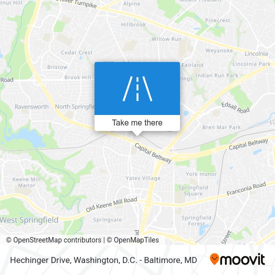 Hechinger Drive map