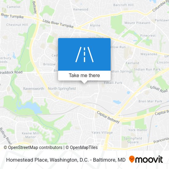 Mapa de Homestead Place