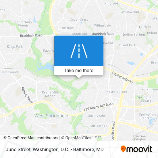June Street map