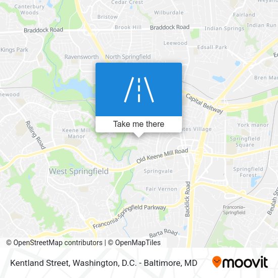 Kentland Street map
