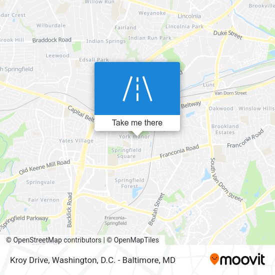 Kroy Drive map